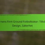 Barnens Firm Ground Fotbollsskor: Tillväxt, Design, Säkerhet