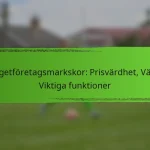 Budgetföretagsmarkskor: Prisvärdhet, Värde, Viktiga funktioner