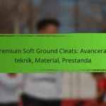 Premium Soft Ground Cleats: Avancerad teknik, Material, Prestanda