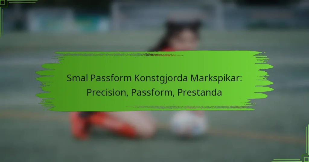 Smal Passform Konstgjorda Markspikar: Precision, Passform, Prestanda