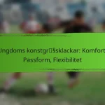 Ungdoms konstgräsklackar: Komfort, Passform, Flexibilitet