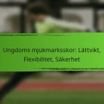 Ungdoms mjukmarksskor: Lättvikt, Flexibilitet, Säkerhet